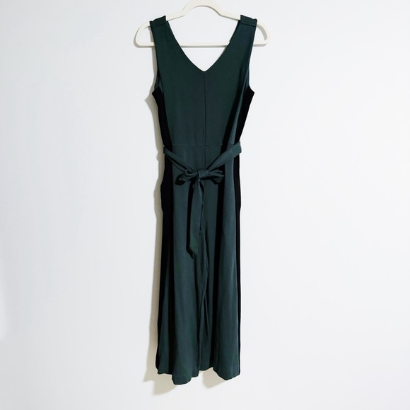 Lysse - Dark Green Sleeveless Jumpsuit - Picture 1 of 5